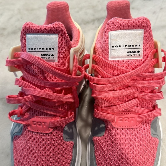 ADIDAS ORIGINALS EQT SUPPORT ADV WHITE / PINK - Picture 3 of 10